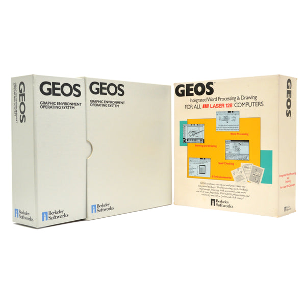 In Box! "GEOS...WORD PROCESSING & DRAWING" Software FOR ALL LASER 128 COMPUTERS