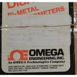 New in Box OMEGA ENGINEERING "DialTemp" METAL THERMOMETER Mo. J-0-300C, 4" STEM