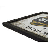 Vintage "1608 BUSHMILLS IRISH WHISKEY" MIRROR AD-SIGN Bar / Man-Cave WALL DECOR