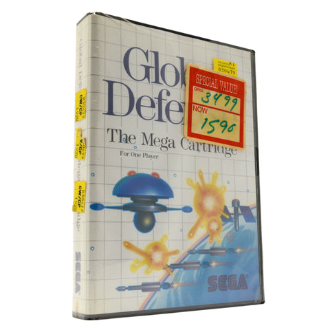 New! SEGA MASTER SYSTEM "GLOBAL DEFENSE" SMS Video Game FACTORY SEALED! c.1988