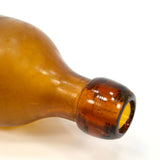 Antique BLOB BEER BOTTLE Yellow-Amber TIFFANY & ALLEN "GOLDEN LAGER" Dover, N.J.