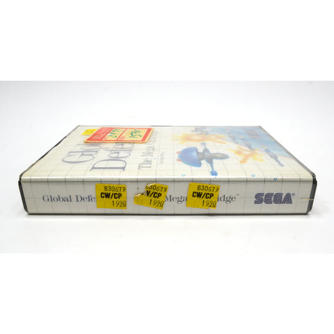 New! SEGA MASTER SYSTEM "GLOBAL DEFENSE" SMS Video Game FACTORY SEALED! c.1988