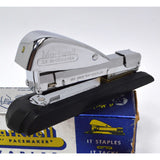 Vintage MARKWELL "SX PACEMAKER" OFFICE/DESK STAPLER Deluxe Model COMPLETE IN BOX Chrome