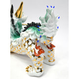 Chinese FU DOG-FOO LION-IMPERIAL TEMPLE GUARDIAN Porcelain Figurine MALE (2of2)