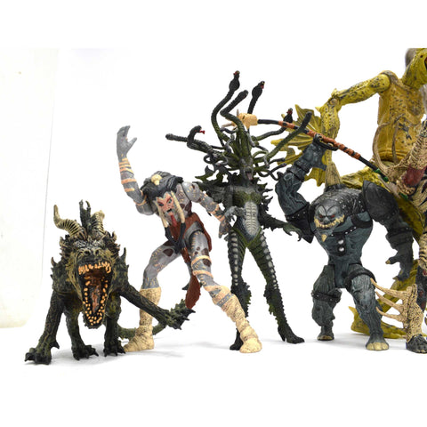 Loose Figure Lot of 9 TODD McFARLANE ACTION FIGURES Mixed SPAWN & OTHERS? c1990s