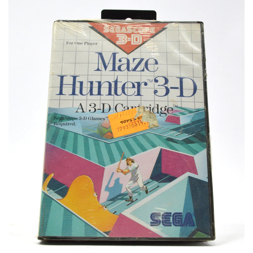 Jeu MAZE HUNTER 3-D Sur Sega Master System (PAL) - Complet Et Bon état