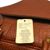 Vintage ALTO SAXOPHONE GIG CASE Genuine Leather MICHAEL BIANCO Padded/Soft Bag!