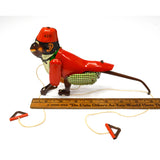 Vintage MECHANICAL TIN TOY "CURT" No. 420 ROPE CLIMBING MONKEY by DBS of Germany