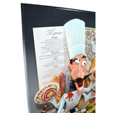 Original Art 3D WALL SCULPTURE "ITALIAN CHEF" by ROARK GOURLEY Restaurant Decor