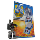 Vintage TONKA GOBOTS "VAN GUARD" #51 Friendly Robot MINI VAN + Orig. CARD-BACK!!
