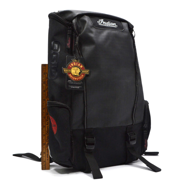 New with Tags! OGIO "INDIAN SCOUT" MOTORCYCLE BACKPACK Black & Gray LAPTOP/TABLE