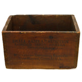 Vintage WINCHESTER WOOD AMMO CRATE 15x10x9 Repeater SMALL ARMS AMMUNITION Patina