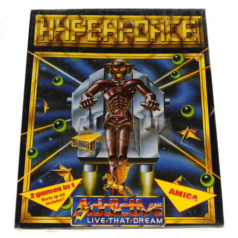 Brand New! AMIGA "HYPERFORCE" Factory Sealed COMPUTER GAME Addictive Games, 1989