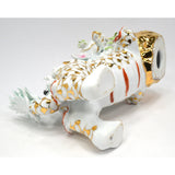 Chinese FU DOG-FOO LION-IMPERIAL TEMPLE GUARDIAN Porcelain Figurine MALE (2of2)