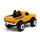 Vintage SCHAPER STOMPER 4X4 Toy Truck SUBARU "BRAT" Mustard-Yellow c.1981 WORKS!