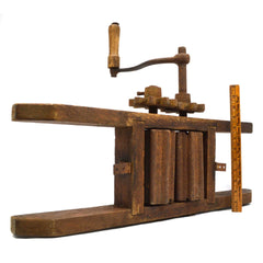 Fruit Crusher Wood with 10 lb. Hopper