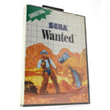 Brand New! SEGA MASTER SYSTEM "WANTED" SMS Factory Sealed SHOOTING VIDEO GAME!!