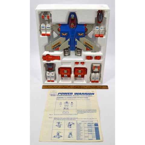 Vintage TONKA GOBOTS "POWER WARRIOR - COURAGEOUS" No. 7322 in BOX + Instructions