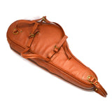 Vintage ALTO SAXOPHONE GIG CASE Genuine Leather MICHAEL BIANCO Padded/Soft Bag!