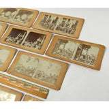 Antique STEREOSCOPE / STEREOGRAPH CARD Lot of 10 CHRISTIAN-RELIGIOUS STEREOVIEWS