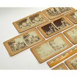 Antique STEREOSCOPE / STEREOGRAPH CARD Lot of 10 CHRISTIAN-RELIGIOUS STEREOVIEWS