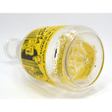 Vintage ACL/PYRO GLASS "ICE CREAM" MILK BOTTLE Yellow "SMITH'S MODEL DAIRY INC."