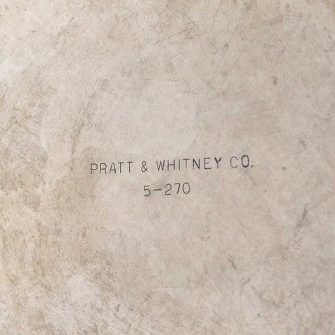 Vintage SURFACE PLATE LAPPING TOOL by "PRATT & WHITNEY CO." #5-270 in WOOD BOX!