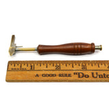 Vintage "HR" WATCHMAKER'S PIN VISE Cutest Little JEWELER'S TOOL Turned Wood RARE