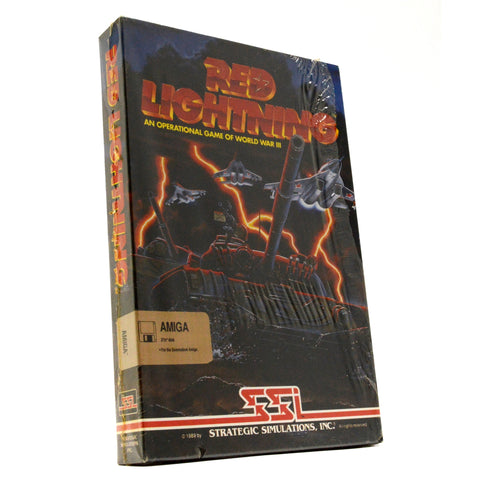 Brand New! AMIGA "RED LIGHTNING" Factory Sealed! WWIII COMPUTER GAME World War 3