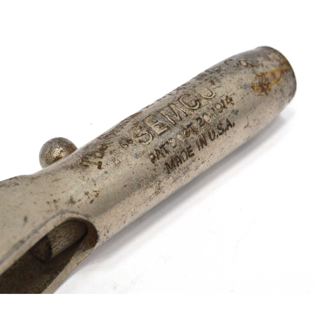 Vintage "SEMCO" LEATHER PUNCH TOOL by "THE SMITH & EGGE MFG. CO." Pat