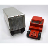 Vintage SHOP-RITE TRACTOR TRAILER TRUCK Pressed Steel GROCERY STORE SEMI + Box!!