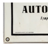 Vintage CHIROPRACTIC CHART of "AUTONOMIC NERVOUS SYSTEM" Laminated Poster c.1957