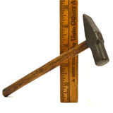 Antique MINIATURE CROSS PEEN HAMMER 3 oz., 2.5" Small LOVELY WOOD HANDLE Patina!