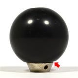 Vintage 8-BALL GEAR SHIFT KNOB Hot/Rat Rod POOL EIGHT-BALL Screw-Adjust Adapter!