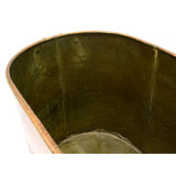 Antique COPPER ROASTING PAN (No Lid) LARGE HANDLED TUB, 11.5 Gallon/44 Liter Pot