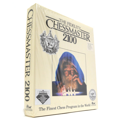 New! AMIGA (1-MB RAM) "THE FIDELITY CHESSMASTER 2100" Computer CHESS GAME Sealed
