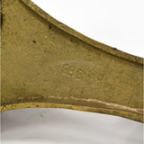 Vintage BRASS DOOR KNOB HANDLE/LATCH Salvaged from WALK-IN FREEZER/COOLER c.1931