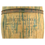 Vintage WOOD BARREL Epsom Salt MERCK & CO. CHEMISTS from HACKETTSTOWN, NJ Rare!!