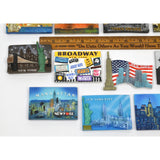 Lot of 26 NEW YORK-NYC POLY-RESIN FRIDGE MAGNETS Refrigerator Magnet NO DOUBLES!