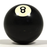 Vintage 8-BALL GEAR SHIFT KNOB Hot/Rat Rod POOL EIGHT-BALL Screw-Adjust Adapter!