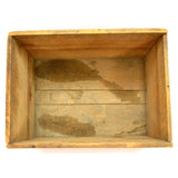 Vintage BINLEY WOODEN TEA CRATE Wood Box (NO Lid) ORANGE PEKOE Sri Lanka CEYLON