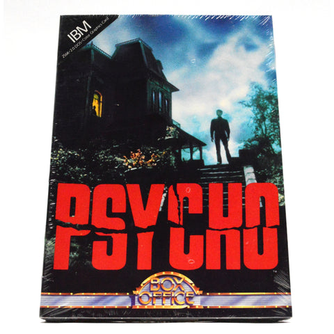 Sealed! IBM 256K/DOS 2.0 "PSYCHO" Mystery/Detective PC/COMPUTER GAME c.1988 New!