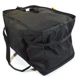 New! MOUNTAINSMITH "ZIP TOP TOTE" Size LARGE 25"x15"x16" Black w/ Shoulder Strap