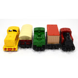 Vintage MATCHBOX DIECAST TRAINS Lot of 5; 3-LOCOMOTIVES + 2 Train Cars SHUNTER++