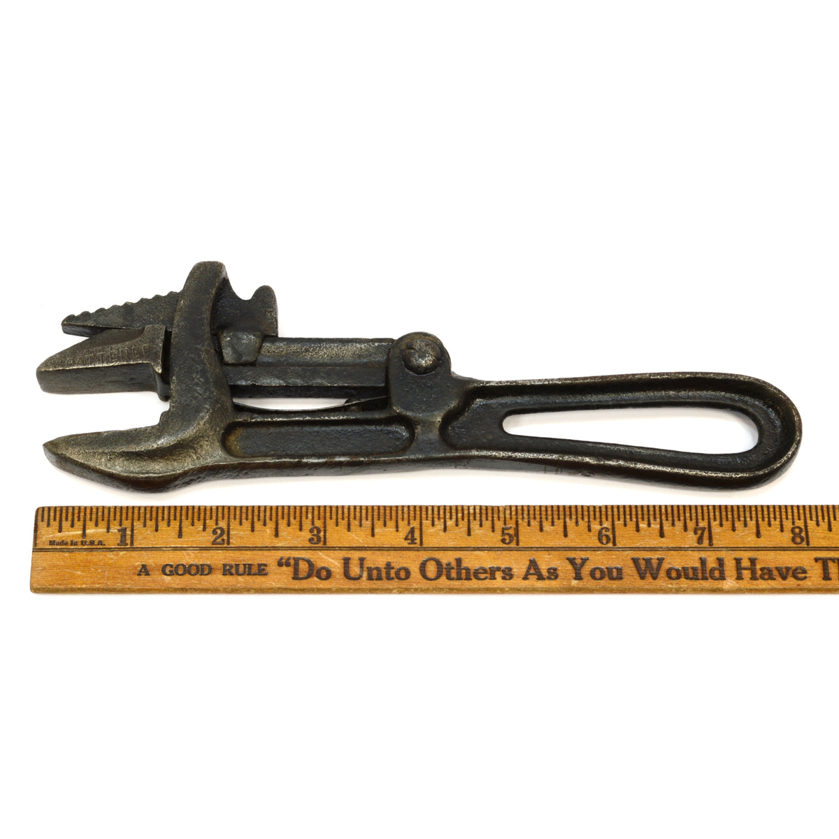 Antique QUICKADJUST NUT WRENCH by VANDERGRIFT CO c.1891 "PATTENED" St