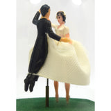 Vintage SWISS REUGE MUSIC BOX/DOME Rare! "WEDDING MARCH" Dancing Bride & Groom!