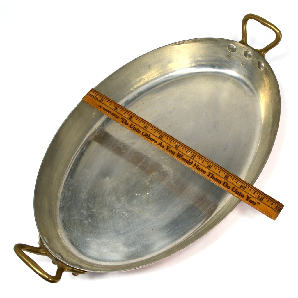Vintage HAMMERED COPPER AU-GRATIN/FISH PAN by 