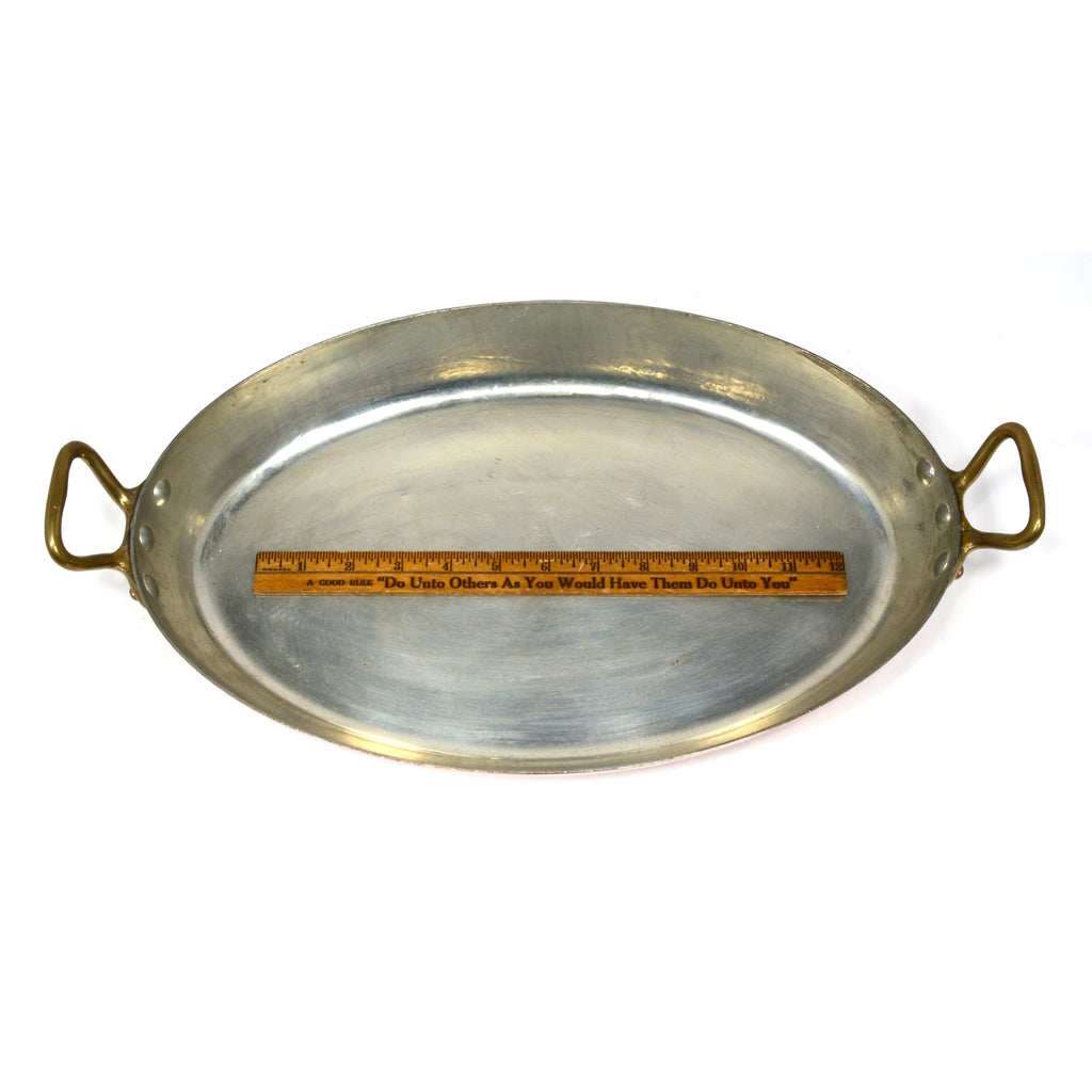 Vintage HAMMERED COPPER AU-GRATIN/FISH PAN by 