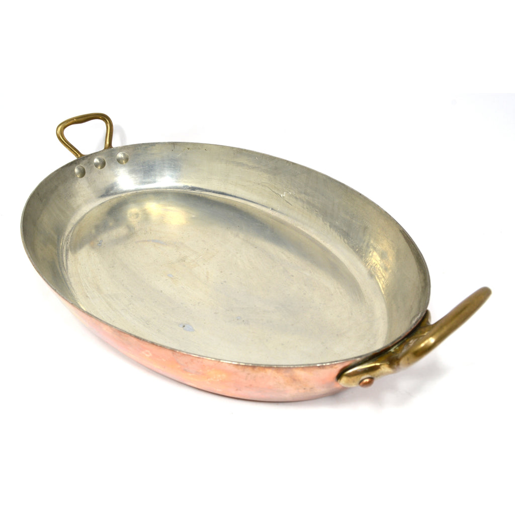Vintage HAMMERED COPPER AU-GRATIN/FISH PAN by 
