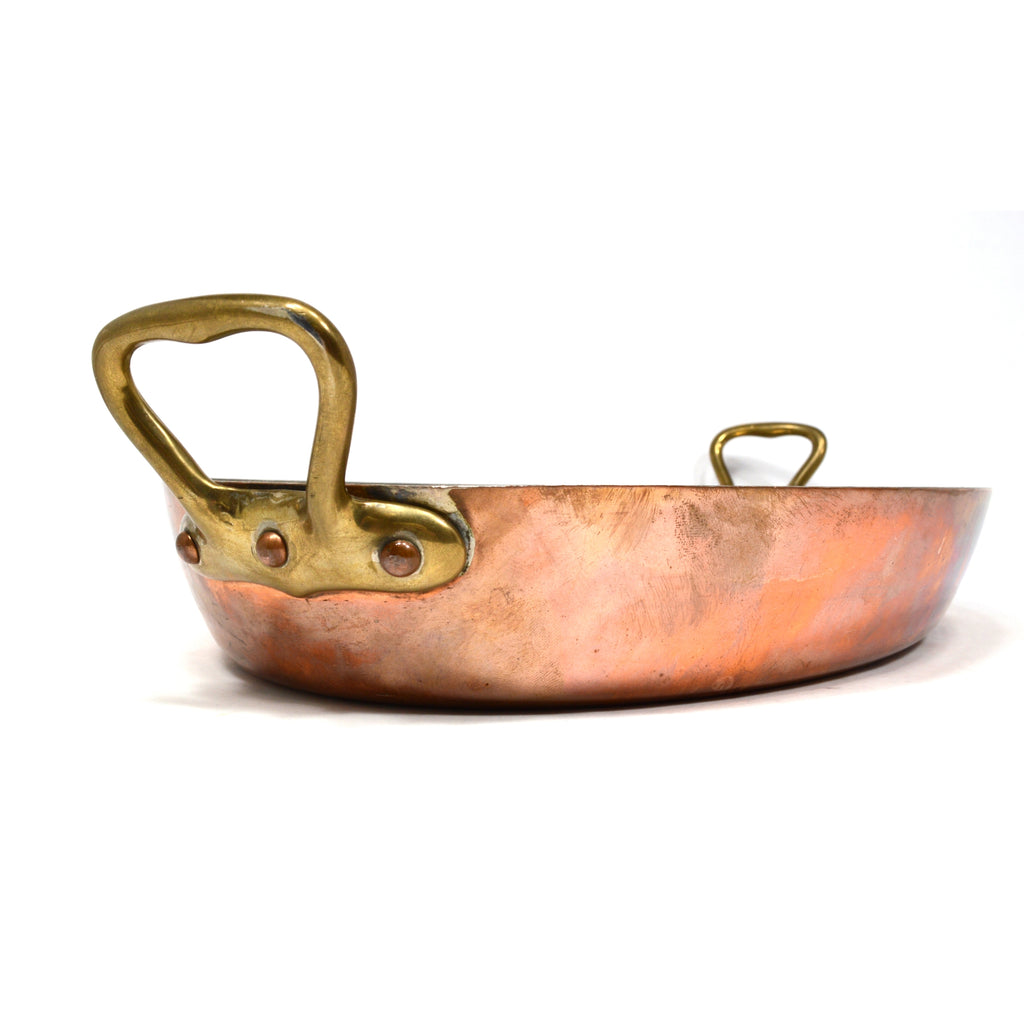 Vintage HAMMERED COPPER AU-GRATIN/FISH PAN by 